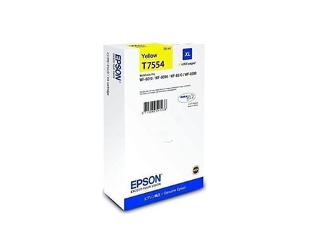 Epson T7554 Kartuş Sarı XL 4000 Sayfa 39 ml