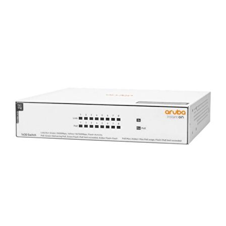 Aruba Instant On R8R46A 1430-8G Poe Yönetilemez