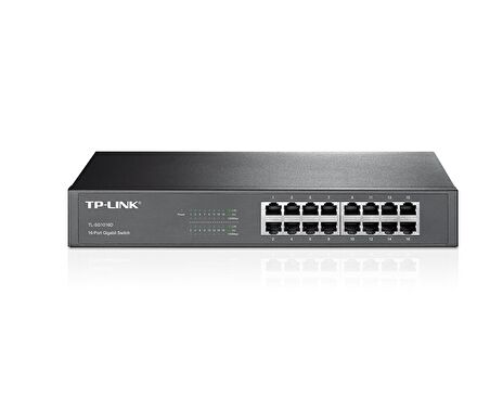 TL-SG1016D 16 Port Gigabit, Desktop/Rackmount Metal Kasa Switch