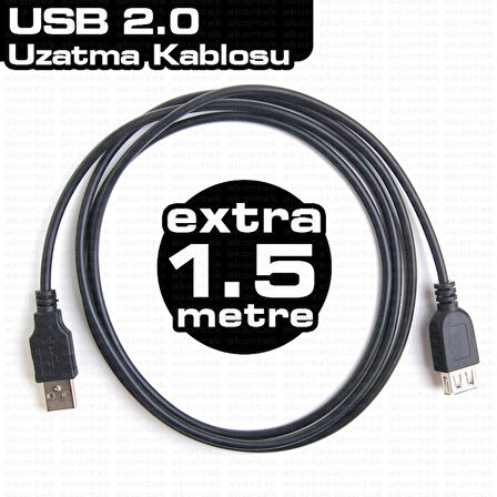 DK-CB-USB2EXTL150 USB 2.0 1.5M UZATMA KABLOSU
