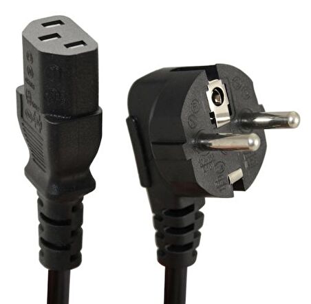 DK-CB-PSC300 3 Metre Power Supply Güç Kablosu IEC 320/C13/250V/Euro Plug