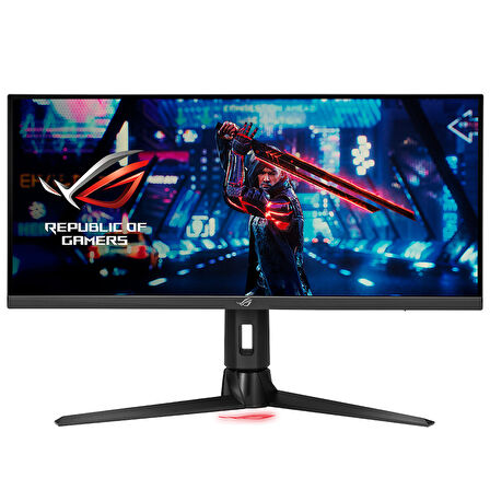 ROG STRIX XG309cm 29,5 GAMING FAST IPS FREESYNC VE G-SYNC UYUMLU HDR 1MS 220HZ DP HDMI USB MM VESA 3YIL ELMB %110 SRGB KVM Monitör