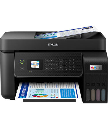 L5290 EcoTank LCD,Wi-Fi Direct,AirPrint,Lan,Faks,Tarayıcı,Fotokopi