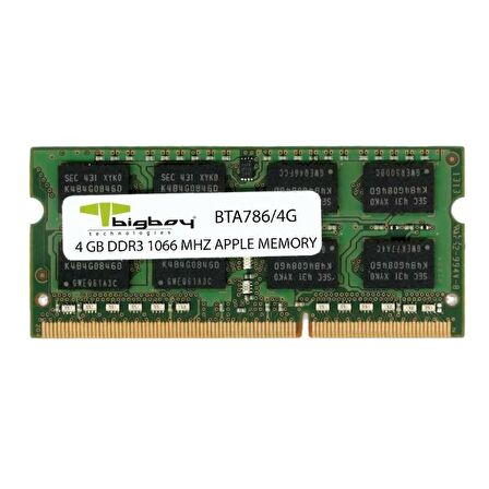 BTA786/4G Bigboy Apple 4GB DDR3 1066MHz Notebook Rami Modül