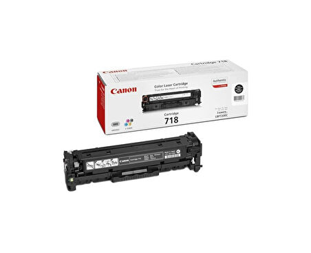 CRG-718BK LBP 7200 Modeli için siyah toner
