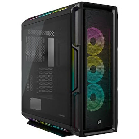 CASE-CC-9011230-WW iCUE 5000T RGB Tempered Glass Mid-Tower ATX PC Case — Black