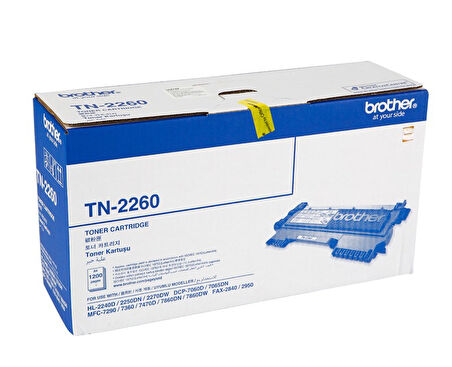 TN-2260 HL-2250DN DCP-7065DN 1200 Sayfa Siyah Toner