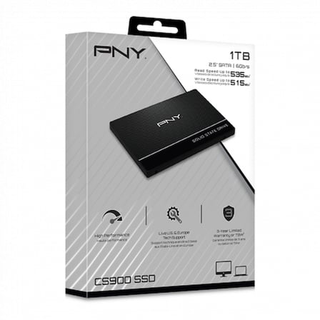PNY CS900 SSD 1 TB 2.5 inç SATA3 535 MB/s Okuma 515 MB/s Yazma