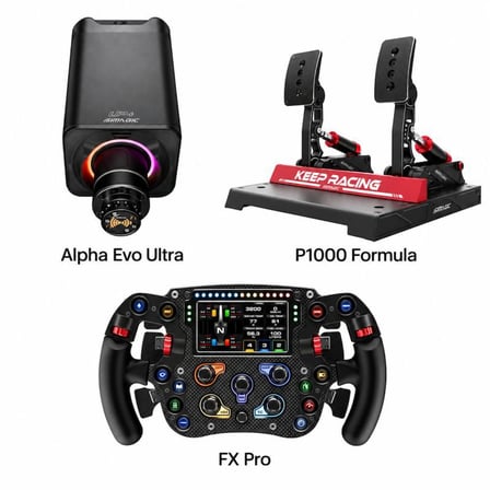 Simagic Alpha EVO Ultra FX Pro P1000 Formula Direksiyon Seti Bundle