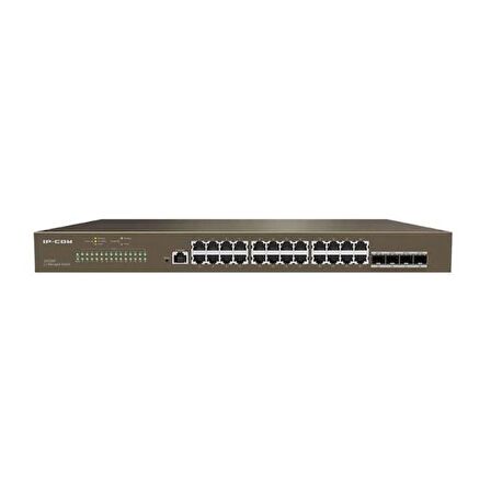 G5328F 24 PORT GIGABIT + 4XSFP UPLINK L3 YONETILEBILIR RACKMOUNT SWITCH
