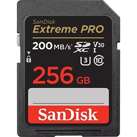 256GB SD KART 200Mb/s EXT PRO C10  SDSDXXD-256G-GN4IN