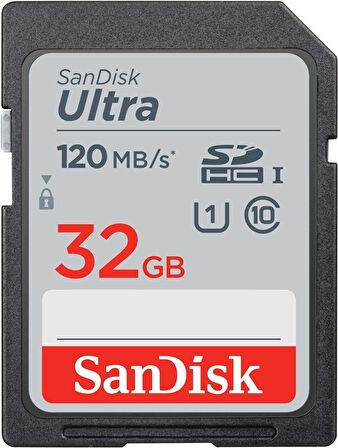 32 GB  SDSDUN4-032G-GN6IN 120/MB 32GB SD KART