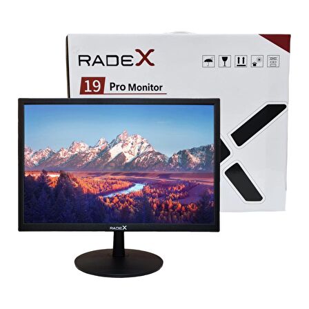 RD-19P 19" 60HZ 5ms (HDMI+VGA+RCA+USB+AUX+SPEAKER) Full HD LED Monitör