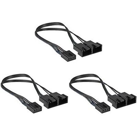 CX-9070003-WW Hydro X Series Two-Way PWM Fan Splitter Cables (Three Pack)