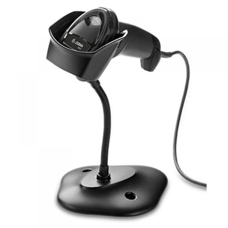 Zebra DS2208 2D Barkod Okuyucu Siyah Stand ve USB Kablolu