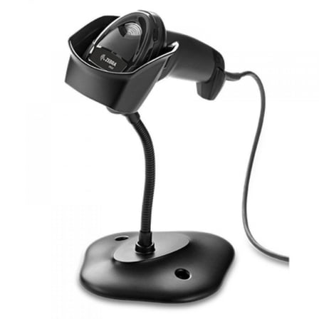 Zebra DS2208 2D Barkod Okuyucu Siyah Stand ve USB Kablolu