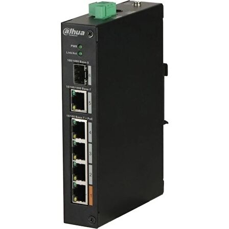 PFS3106-4ET-60 4 Port PoE Yönetilemez Metal