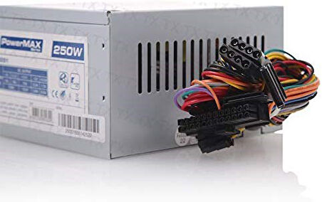 PSU250S1 250W ,8cm Fan On-Off düğmeli 20+4 Pin 2x IDE/SATA güç kaynağı