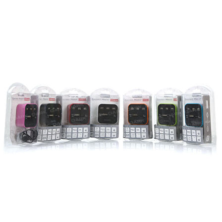 DK-AC-UCR202 USB 2.0 Multi Kart Okuyucu + 3 x USB 2.0 HUB Siyah