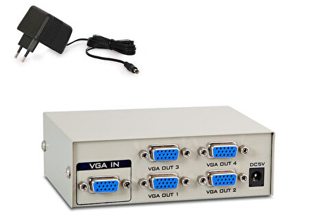 MSV-1415 4 Port VGA Çoklayıcı Splitter