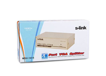 MSV-1415 4 Port VGA Çoklayıcı Splitter