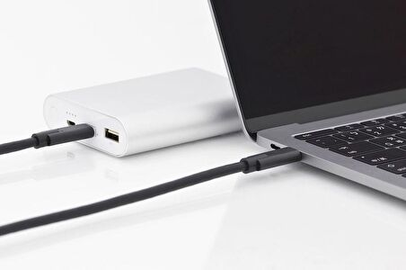 USB Type-C connection cable, type C to C M/M, 1.0m, full featured, Gen2, AK-300139-010-S
