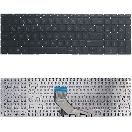 Hp 15-DW2021NT, 15-DW2022NT, 15-DW2024NT Uyumlu Klavye Tuş Takımı Q Siyah Türkçe Tuş Seti