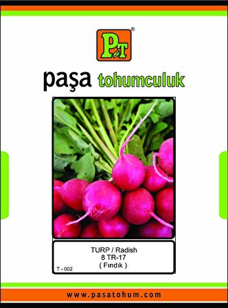 8 TR 17 Fındık Turp Tohumu 100 Gr.