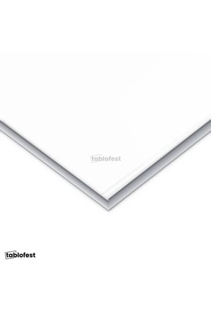 Gümüş Renk Metal Çerçeveli Tamperli Cam Tablo Flatiron Binası Üst Cephe Şehir Mimari Tablo Duvar Dekoru