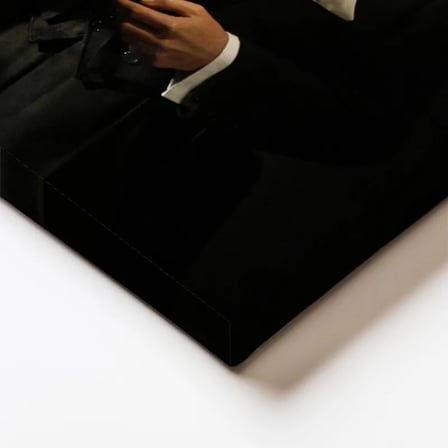 Dikey Kanvas Tablo Atatürk Siyah Smokin Atatürk Tablosu Ev Ofis Duvar Dekoru