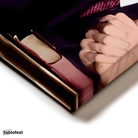 Dikey Kanvas Tablo Atatürk Meclis Sırası Duruşu Atatürk Tablosu Ev Ofis Duvar Dekoru