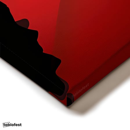 Yatay Kanvas Tablo Atatürk Kocatepe Grafik Silüet Atatürk Tablosu Ev Ofis Duvar Dekoru