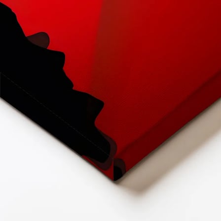 Yatay Kanvas Tablo Atatürk Kocatepe Grafik Silüet Atatürk Tablosu Ev Ofis Duvar Dekoru