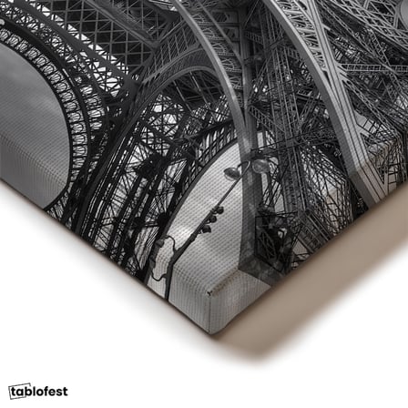 Dikey Kanvas Tablo Paris Eyfel Kulesi Taban Mimarisi Şehir Mimari Tablo Ev Ofis Duvar Dekoru