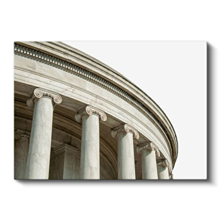 Klasik Mimari - Mermer Sütunlar Kanvas Tablo