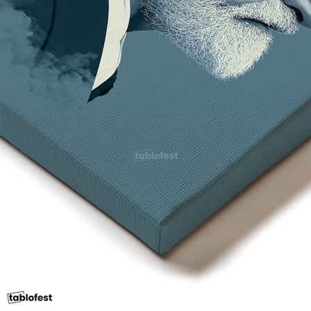 Dikey Kanvas Tablo Sigmund Freud Zihin Psikoloji Tablosu Ev Ofis Duvar Dekoru