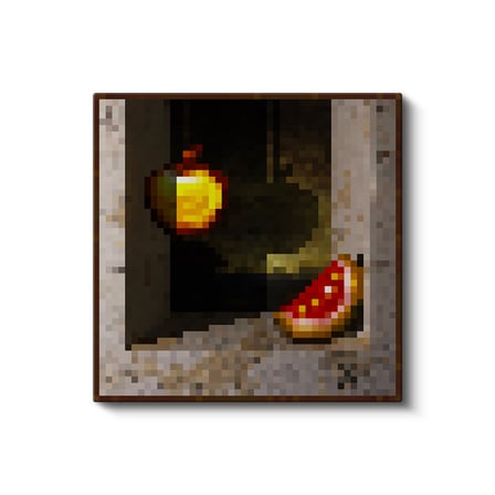 Kare Kanvas Tablo Cotán Piksel Minecraft Tablosu Ev Ofis Salon Duvar Dekoru