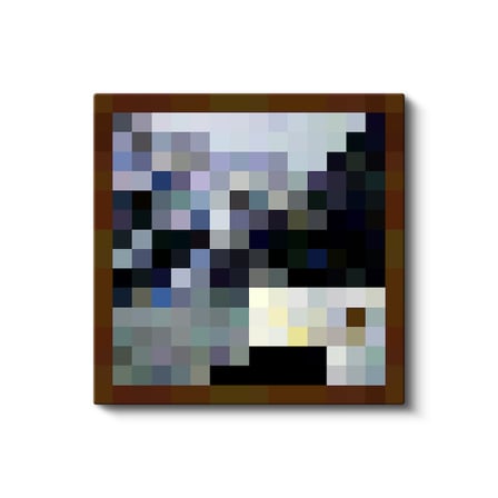 Kare Kanvas Tablo De Aztec Piksel Minecraft Tablosu Ev Ofis Salon Duvar Dekoru