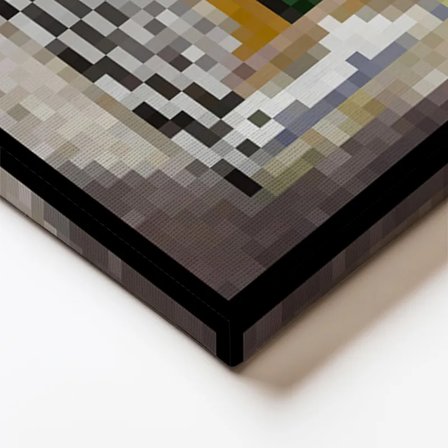 Kare Kanvas Tablo Endboss Piksel Minecraft Tablosu Ev Ofis Salon Duvar Dekoru