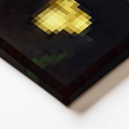 Kare Kanvas Tablo Owlemons Piksel Minecraft Tablosu Ev Ofis Salon Duvar Dekoru