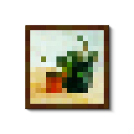 Kare Kanvas Tablo Paradisträd Minecraft Tablosu Ev Ofis Salon Duvar Dekoru