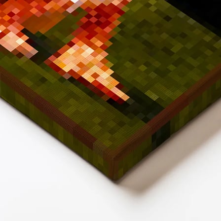Kare Kanvas Tablo Pigscene Piksel Minecraft Tablosu Ev Ofis Salon Duvar Dekoru