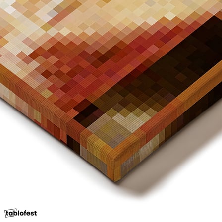 Yatay Kanvas Tablo Mortal Coil Piksel Minecraft Tablosu Ev Ofis Salon Duvar Dekoru