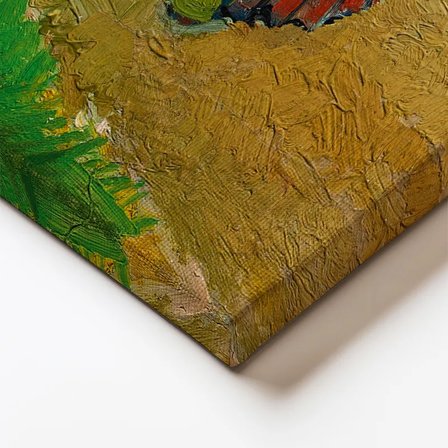 Dikey Kanvas Tablo Vincent van Gogh Kucaklaşan Çift Deniz Kenarı Ressam Tablosu Ev Ofis Dekoru