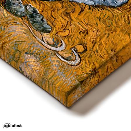 Yatay Kanvas Tablo Vincent van Gogh Samanlıkta Uyuyanlar Ressam Tablosu Duvar Dekoru