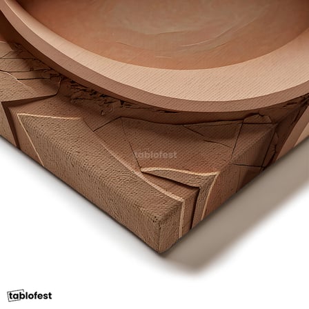 Yatay Panoramik Kanvas Tablo Soyut Geometrik Çizgi Soyut Tablo Ev Ofis Duvar Dekoru