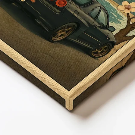 Dikey Kanvas Tablo Nissan Skyline R34 Godzilla Temalı Nissan Skyline Tablosu Ev Ofis Duvar Dekoru