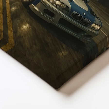 Dikey Kanvas Tablo BMW M3 GTR Most Wanted Oyun Temalı BMW Tablosu Ev Ofis Duvar Dekoru