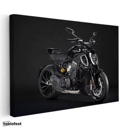 Yatay Kanvas Tablo Ducati XDiavel S Karanlık Mod Agresif Duruş Ducati Tablosu Ev Ofis Duvar Dekoru