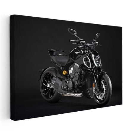 Yatay Kanvas Tablo Ducati XDiavel S Karanlık Mod Agresif Duruş Ducati Tablosu Ev Ofis Duvar Dekoru